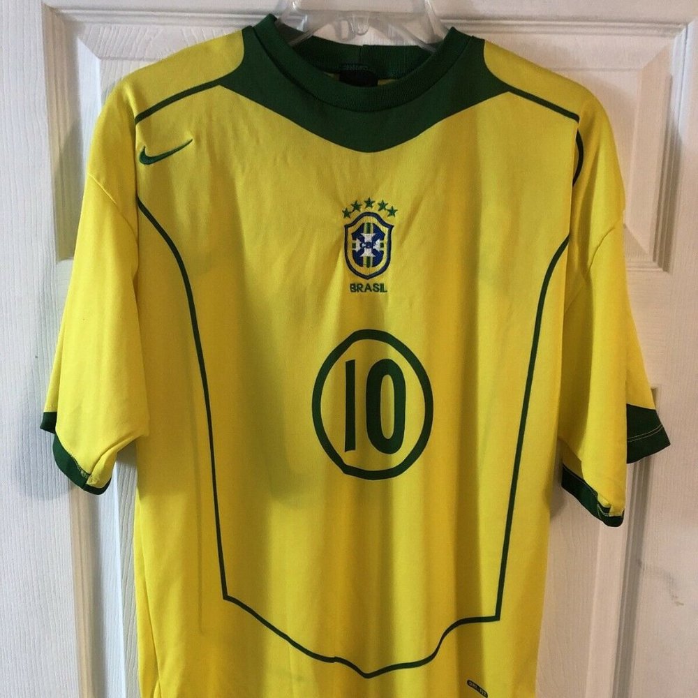 Details about  BRAZIL 2004 Confederation Cup home